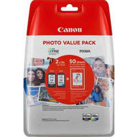 Canon CANON PG-545XL/CL-546XL FEKETE/SZÍNES (15ML+13ML) +50DB 10x15CM FOTÓPAPÍR EREDETI MULTIPACK (BS8286B006AA)