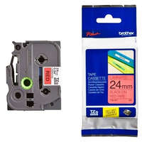 Brother BROTHER TZe-451 PIROS ALAPON FEKETE LAMINÁLT 24MM/8M EREDETI SZALAG (TZE451)