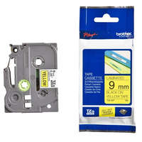 Brother BROTHER TZE-621 SÁRGA ALAPON FEKETE LAMINÁLT 9MM/8M EREDETI SZALAG (TZE621)