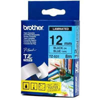 Brother BROTHER TZe-531 KÉK ALAPON FEKETE LAMINÁLT 12MM/8M EREDETI SZALAG (TZE531)
