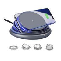 Netshop Vezeték nélküli világító okostelefon töltő - harmonika alakú