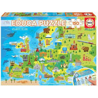 Educa Educa Európa térkép puzzle, 150 darabos