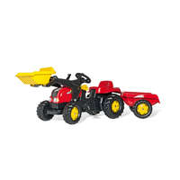 Rolly Toys Rolly Kid-X pedálos markolós traktor utánfutóval