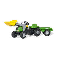 Rolly Toys Rolly Kid-X pedálos markolós traktor utánfutóval