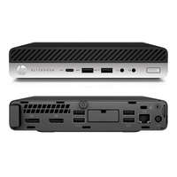 HP HP EliteDesk 800 G5 DM / Intel i3-9300T / 8GB / 256GB NVMe SSD / Intel UHD Graphics / Win 11 Pro 64-bit használt PC