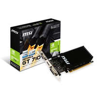  MSI Videokártya PCI-Ex16x nVIDIA GT 710 2GB DDR3 Passzív