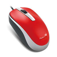 GENIUS GENIUS Vezetékes egér optikai DX-120, USB, 1000dpi, Piros