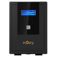 NJOY NJOY Szünetmentes 1500VA - Cadu 1500 (4 Schuko, line-interaktív, USB menedzsment, RJ11/45 vonalvédelem(1Gb/s), fekete)
