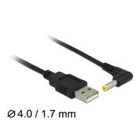  DELOCK Tápkábel USB > DC 4.0 x 1.7mm male 90 fokos 1.5m