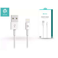 DEVIA DEVIA APPLE IPHONE LIGHTNING USB TÖLTŐ- ÉS ADATKÁBEL 1 M-ES VEZETÉKKEL - SMART CABLE LIGHTNING - WHITE