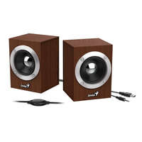 GENIUS GENIUS 2.0 Hangszóró SP-HF280 3.5mm Jack+ USB 6 Watt Wood