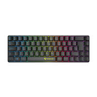 SILVERLINE SILVERLINE gamer vezetékes billentyűzet, kompakt, RGB világítás, HU
