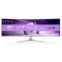 PHILIPS Philips EVNIA ívelt OLED monitor 49", 49M2C8900/00 5120x1440, 32:9, 0,03ms, 1.000 cd/m2, HDMIx2/DP/USBx4/USB-C (90W)