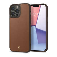 Apple Cyrill by Spigen Apple iPhone 13 Pro Max Leather Brick Saddle Brown tok, barna