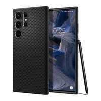 Samsung Spigen Liquid Air Samsung Galaxy S23 Ultra tok, Matte Black, fekete