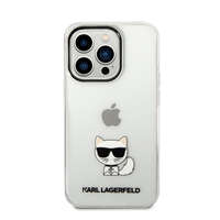 Apple Karl Lagerfeld Choupette Body Apple iPhone 14 Pro Max hátlap tok, átlátszó