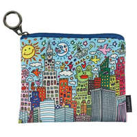 Fridolin Mini pénztárca, polyester,12x1,5x10cm,James Rizzi:My New York City