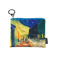 Fridolin Mini pénztárca, polyester, 12x1,5x10cm,Van Gogh: Kávéház éjjel
