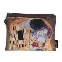 Fridolin Mini pénztárca, polyester, 12x1,5x10cm, Klimt:The Kiss