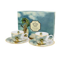 Duo Gift Porceláncsésze+alj,100ml,2 személyes,dobozban, Monet:Hölgy esernyővel