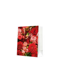 Paw Red Bouquet papír ajándéktáska medium 20x25x10cm