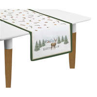 Easy Life Nuova R2S Asztali futó 45x140cm, 2 db-os, 100% pamut, White Forest