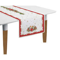 Easy Life Nuova R2S Christmas Melody asztali futó 45x140cm, 2 db-os, 100% pamut