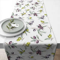 Ambiente Delicious Olives asztali futó 40x150cm,100% pamut