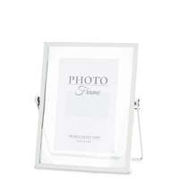 ART-POL Casablanca áttört ezüst fém keretes üvegezett álló képkeret 19x17x9cm