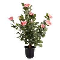 ART-POL Dísznövény Rose Műanyag Rózsaszín, Zöld 64x40x40cm
