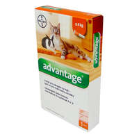  Advantage Spot-on Cat 0,4 ml (4 kg-ig) – 1 db