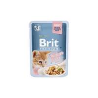  Brit Premium Cat Delicate Fillets in Gravy with Chicken for Kitten – 12×85 g