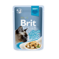  Brit Premium Cat Delicate Fillets in Gravy with Chicken – 85 g