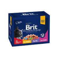 Brit Premium Cat Pouches Family Plate 1200 g (12×100 g)
