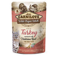  Carnilove Cat tasakos Turkey with Valerian – Pulyka macskagyökérrel mártásban – 85 g
