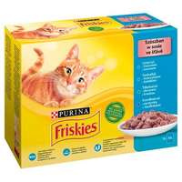  Friskies Szószban halas nedves macskaeledel – 12×85 g