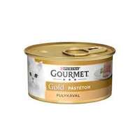 GOURMET GOLD Pulykával pástétom nedves macskaeledel – 85 g