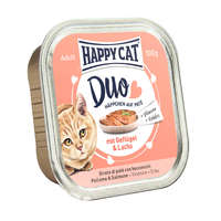 Happy Cat Duo Pástétomos Falatkák Szárnyas-Lazac – 100 g