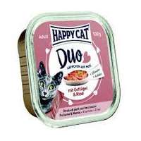 Happy Cat Duo Pástétomos Falatkák Szárnyas-Marha – 100 g