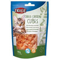  Trixie Premio Cheese Chicken Cubes – jutalomfalat (csirke, sajt) macskák részére 50g