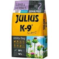  Julius-K9 GF Hypoallergenic Utility Dog Puppy & Junior Lamb & Herbals – 3 kg