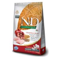  N&D Dog Ancestral Grain csirke, tönköly, zab&gránátalma adult medium&maxi – 12 kg