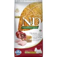  N&D Dog Ancestral Grain csirke, tönköly, zab&gránátalma adult mini – 7 kg