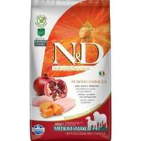  N&D Dog Grain Free csirke&gránátalma sütőtökkel adult medium&maxi kutyatáp – 2,5 kg