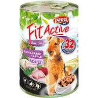  Panzi FitActive Adult Dog Konzerv libával, nyúllal és almával – 12×415 g