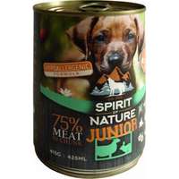  Spirit of Nature Dog konzerv Junior Bárányhússal és Nyúlhússal – 415 g