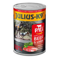  JULIUS – K9 paté beef and liver – nedveseledel (marha,máj) felnőtt kutyák részére 400 g