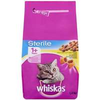  Whiskas száraz macskatáp Steril csirke – 1,4 kg