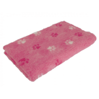  Vetbed Csúszásmentes, Ízületkímélő Kutyafekhely Rózsaszín, 2 féle tappancs mintával – 75×50 cm