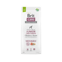  Brit Care Sustainable Junior Large Breed Chicken & Insect – 12 kg